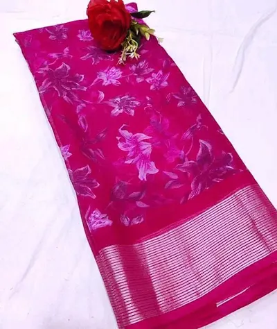 Fancy Georgette Saree with Blouse Piece for Women