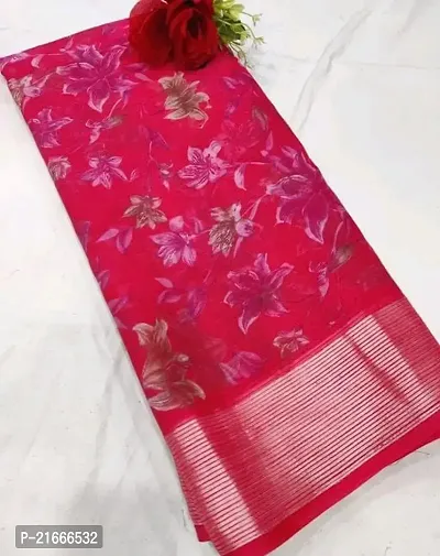 Fancy Georgette Saree with Blouse Piece for Women