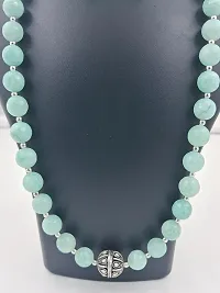 Turquoise Green and Black beads Jewellery Necklace And Earring Set Women  Girls-thumb2