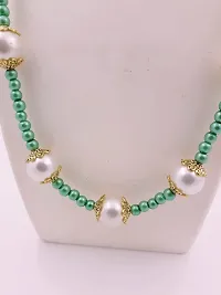 Green Pearl Jewellery Set For Women and Girls-thumb3