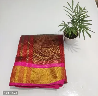 Classic Cotton Silk Jacquard Saree without Blouse piece-thumb0