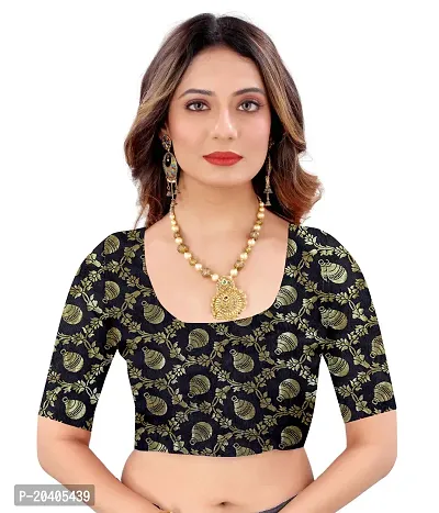 Classic Chiffon Woven Saree with Blouse piece-thumb2