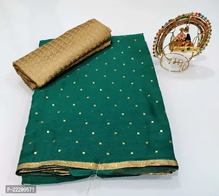 Fancy Chiffon Saree with Blouse Piece for Women