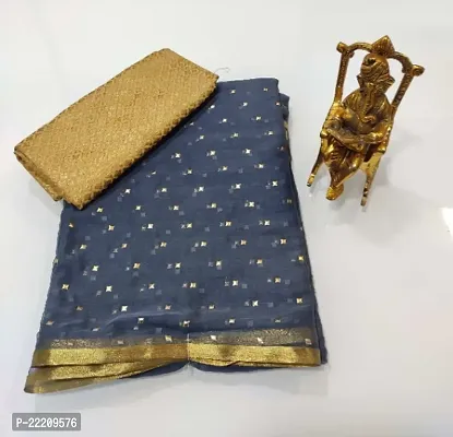 Fancy Chiffon Saree with Blouse Piece for Women