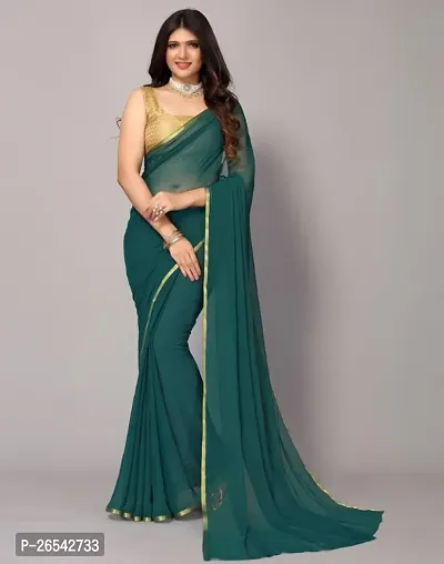 Fancy Chiffon Saree with Blouse Piece