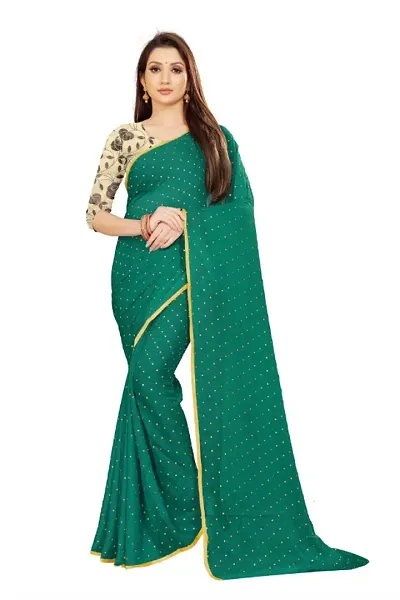 Alluring Chiffon Saree with Blouse piece 