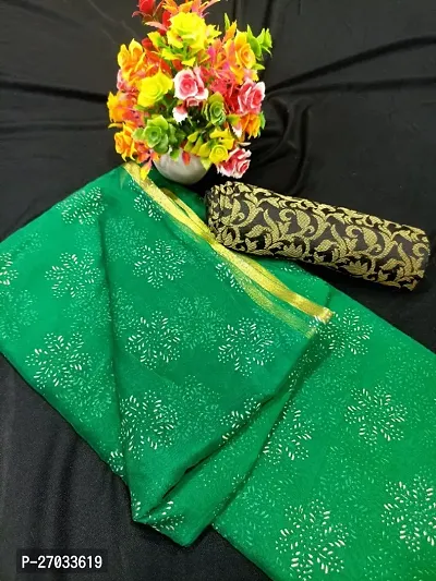 Fancy Chiffon Saree with Blouse Piece for Women