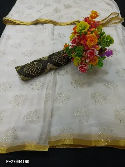 Fancy Chiffon Saree with Blouse Piece for Women