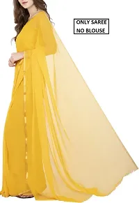 Stylish Chiffon Saree without Blouse Piece-thumb1