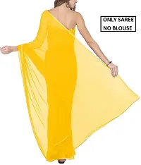 Elegant Yellow Party Wear Zari Border Chiffon Saree without Blouse-thumb2