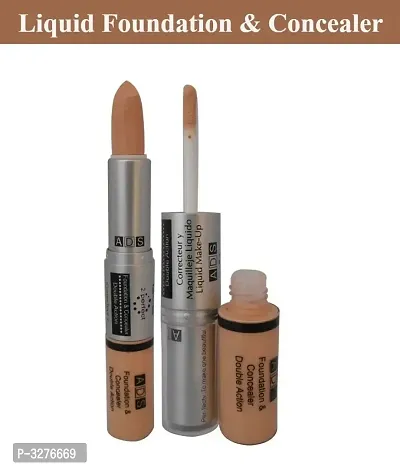 ADS Stick Foundation  Concealer Double Action