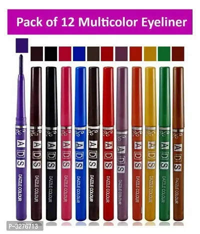 ADS Pencil Eyeliner Set Of 12 Multicolor