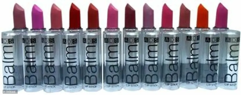 ADS Combo Balm Matte Lipstick (Multicolor) Ser Of 12-thumb0