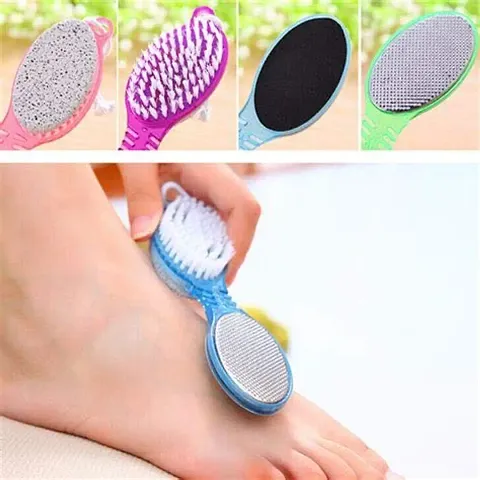 4-In-1 Foot File With Pedicure And Manicure Brush