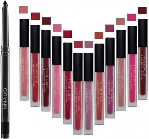 Trendy Lipstick With Makeup Essential Combo
