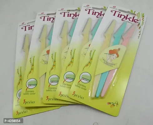 Tinkle Eyebrow Shaper Razor 15 Pieces Pack Of 5