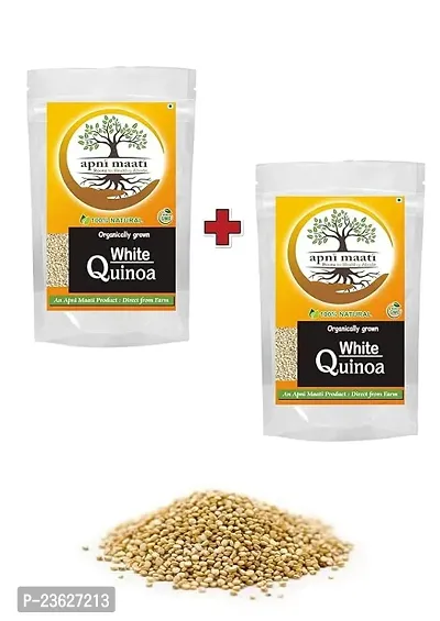 Apni Maati Organically Grown Quinoa - 2 kg (combo kg pack 1+1)  | Gluten Free | Diet Food |-thumb0