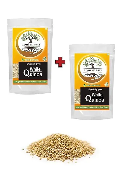 Apni Maati Organically Grown Quinoa - 2 kg (combo kg pack 1+1)  | Gluten Free | Diet Food |