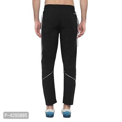 Only Black Men's Regular Fit Trackpants-thumb2