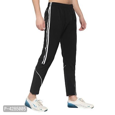 Only Black Men's Regular Fit Trackpants-thumb5