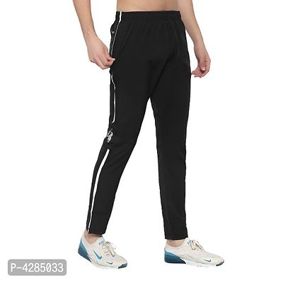 Only Black Men's Regular Fit Trackpants-thumb2