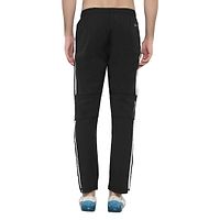 Only Black Men's Regular Fit Trackpants-thumb2