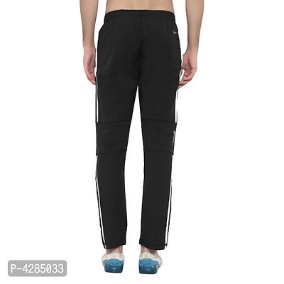 Only Black Men's Regular Fit Trackpants-thumb3