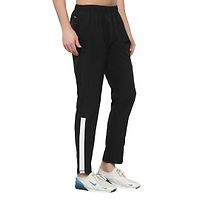 Only Black Men's Regular Fit Trackpants-thumb2