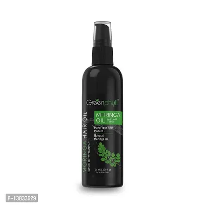 Restrengthening and Energizing Moringa Hair Oil by Greenphyll-Pack Of 3-thumb2