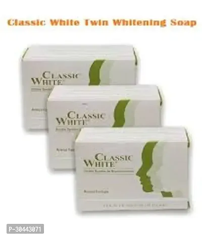 Classic White Soap Pack of 3 Pcs-thumb0