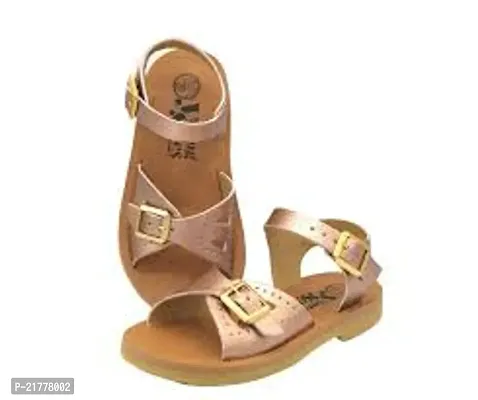Elegant Brown Rubber Sandals For Women-thumb0