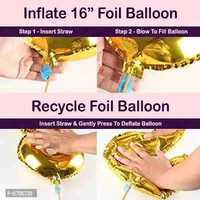 Golden 92 Number Foil Balloon (16in) for 92nd Anniversaries, 92nd Birthday Decoration-thumb2