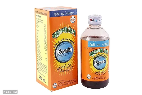 Lakshmi Ayurvedic Trading Company Icco Noorani Tel, Orange, 400 ml