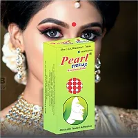 Red Velvet Plain Round Bindi Size 4.5 ( One box having 15 flaps )-thumb2