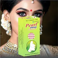 Red Velvet Plain Round Bindi  Size 5 ( One box having 15 flaps )-thumb2