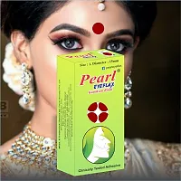 Red Velvet Plain Round Bindi Size 1 ( One box having 15 flaps )-thumb2