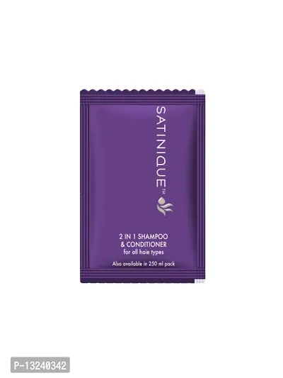 Amway - SATINIQUE 2-in-1 Shampoo and Conditioner Sachets (30 sachets in a box)-thumb0