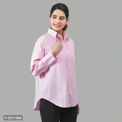 JRCY Cotton Shirt for Women| Full Sleeve Regular Fit Formal  Casual Shirts for Women-thumb3