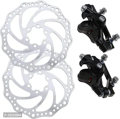 NSV Front  Rear Disc Brake MTB Mountain Bicycle Mechanical Caliper Disk Brake Plate Bicycle Brake Disk-thumb0