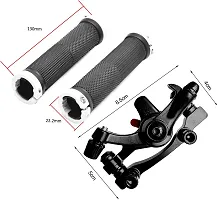 NSV Bicycle Combo of Cycle Disc Brake caliper And cycle handle Rubber Grip Bicycle Brake Disk-thumb3