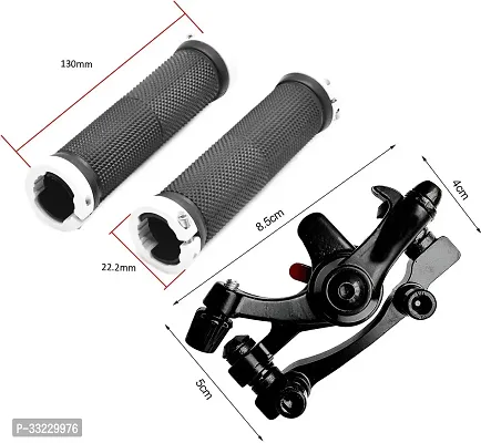 NSV Bicycle Combo of Cycle Disc Brake caliper And cycle handle Rubber Grip Bicycle Brake Disk-thumb4