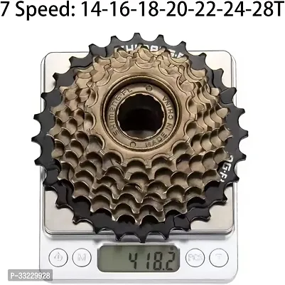 NSV 7 Speed Bike Freewheel 14 28 T Road Bike Flywheel Bike Screw Type Bicycle Brake Disk-thumb3