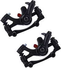 NSV Bicycle Combo of Cycle Disc Brake caliper And cycle handle Rubber Grip Bicycle Brake Disk-thumb2