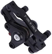 NSV Folding Bicycle Mechanical Disc Brake Front Rear Calipers Bicycle handle grips Bicycle Brake Disk-thumb2