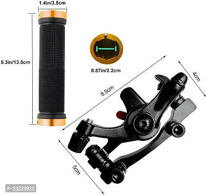 NSV Cycle Disc Brake pack With Disc Pads And Bicycle Handel Grip With Metal Ring Bicycle Brake Disk-thumb3