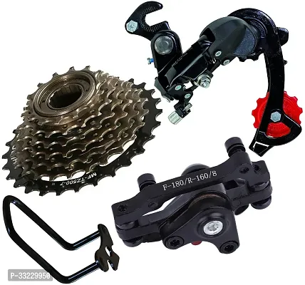 NSV 180 160 Rear Cycle Disk Machine Derailleur 7 Speed Freewheel With Gard Bicycle Brake Disk