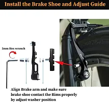 NSV Bicycle Power Brake Set With Lever Wire and Bicycle Tool Bicycle Brake Disk-thumb1