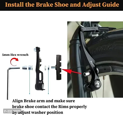 NSV Bicycle Power Brake Set With Lever Wire and Bicycle Tool Bicycle Brake Disk-thumb2