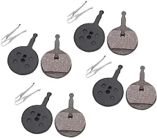 NSV Combo Of 4 Round Black Pads For Bicycle And Bike Disk Brake Pads Bicycle Brake Disk-thumb3