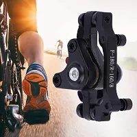 NSV Combo Of Bicycle Front Disc Brake F160 R140 and Handlebar Anti slip Grips Bicycle Brake Disk-thumb1